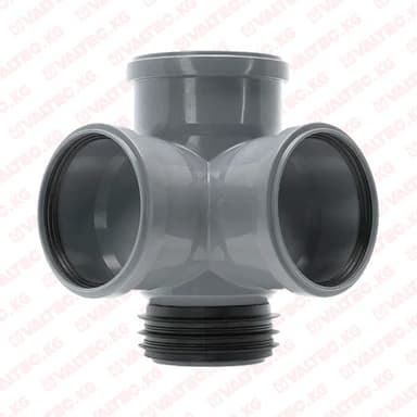 Купить Крестовина - восстановитель раструба ВК двухплоскостная угловая 110/110/110х87°, Ostendorf Крестовина - восстановитель раструба ВК двухплоскостная угловая 110/110/110х87°, Ostendorf