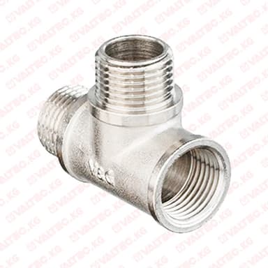 Тройник 1/2" (15 мм) нар-нар-вн Valogin