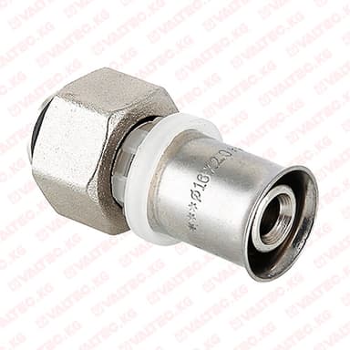 Соединитель пресс коллекторный для м./п. трубы 16 х 1/2" Valtec