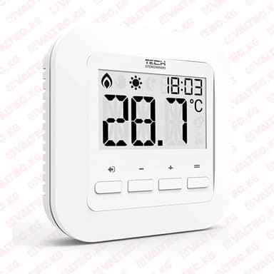 Комнатный термостат 295V3 двухпозиционный белый, TECH