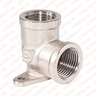 Угольник с креплением (водорозетка) латунная 1/2" вн. Valtec