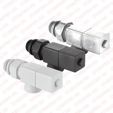 Набор дизайн-вентилей CUBE осевой 1/2" (15 мм), Royal Thermo