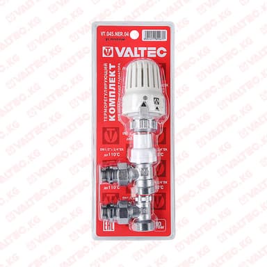 Купить Комплект терморегулирующего оборудования прямой 1/2" х 3/4" евроконус, Valtec Комплект терморегулирующего оборудования прямой 1/2" х 3/4" евроконус, Valtec