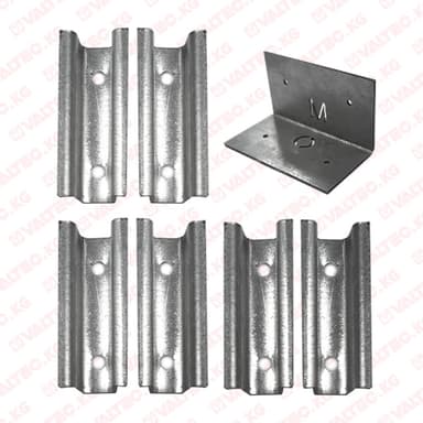 Купить Кронштейны установки модуля инсталляции в профиль (комплект 6 шт.), Wallbox Кронштейны установки модуля инсталляции в профиль (комплект 6 шт.), Wallbox